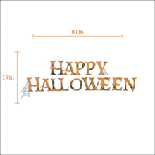Load image into Gallery viewer, Happy Halloween Handpainted Wall Words (19520)