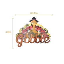 Load image into Gallery viewer, Thanksgiving Gobble Hand-Painted Wall Decor