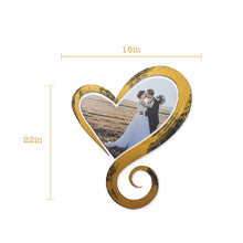 Load image into Gallery viewer, Wedding Heart Wall Decor with Custom Name and Photo