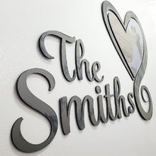 Load image into Gallery viewer, Wedding Heart Wall Decor with Custom Name and Photo