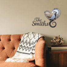 Load image into Gallery viewer, Wedding Heart Wall Decor with Custom Name and Photo