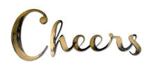 Load image into Gallery viewer, Hand Painted Script Cheers Wall Decor
