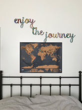Load image into Gallery viewer, enjoy the journey Hand Painted Wall Decor