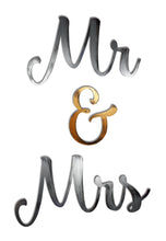 Load image into Gallery viewer, Mr & Mrs  Hand Painted Wall Decor