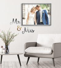 Load image into Gallery viewer, Mr & Mrs  Hand Painted Wall Decor