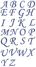 Load image into Gallery viewer, navy blue letters