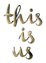 Load image into Gallery viewer, this is us Hand Painted Wall Decor