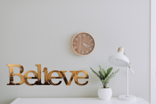 Load image into Gallery viewer, believe wall decor