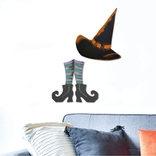Load image into Gallery viewer, witch hat halloween wall decor