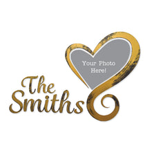 Load image into Gallery viewer, Wedding Heart Wall Decor with Custom Name and Photo
