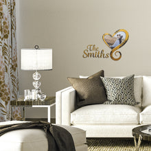 Load image into Gallery viewer, Wedding Heart Wall Decor with Custom Name and Photo
