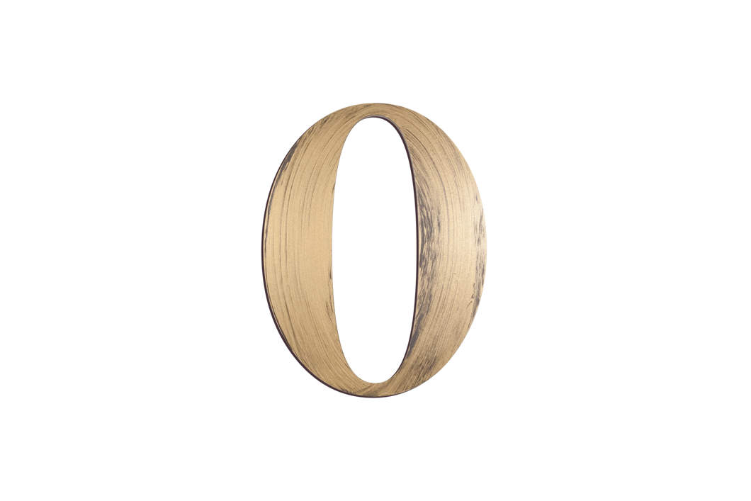 Hand-Painted Americana 3D House Numbers - 9 Inches High - Customizable and Ready to Hang - Made in USA