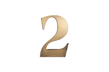 Load image into Gallery viewer, Hand-Painted Americana 3D House Numbers - 9 Inches High - Customizable and Ready to Hang - Made in USA
