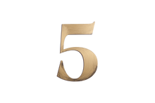 Load image into Gallery viewer, Hand-Painted Americana 3D House Numbers - 9 Inches High - Customizable and Ready to Hang - Made in USA
