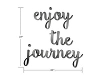 Load image into Gallery viewer, enjoy the journey Hand Painted Wall Decor
