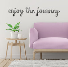 Load image into Gallery viewer, enjoy the journey Hand Painted Wall Decor
