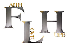 Load image into Gallery viewer, faith hope love wall decor

