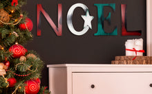 Load image into Gallery viewer, Glitter Noel Sign with Star
