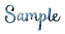 Load image into Gallery viewer, Hand Painted Personalized Script Wall Word
