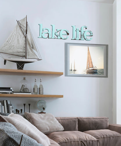 lake life wall decor